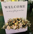 Huge Lot Silk Flowers Peony White Roses Eucalyptus Wedding Bridal Offers Welcome