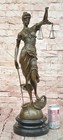 Extra Large Bronze Lady Justice Sculpture Statue Lawyer Office Deco Fine Art
