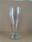Harley Davidson 9  New Old Stock Pilsner Beer Glass White Etched Glass