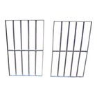 2 Antique Victorian Iron Gate Window Garden Fence Architectural Salvage Door 000