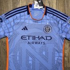 Adidas New York City Fc Mls 23 24 Authentic Mls Home Soccer Jersey Mens M  150