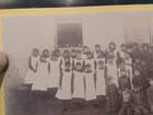 Lawton Ok Fort Sill Indian School Students Photo On Board H p  Robinson  1800s
