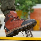 Mens Work Boots Steel Toe Boots Safety Shoes Waterproof Indestructible Sneakers