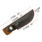 Tourbon Leather Knife Sheath W belt Loop Holster Fixed Blade Pocket Tool Pouch