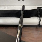 Montblanc Meisterstuck 163 Black And Platinum Rollerball Pen Germany - Authentic