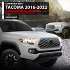Headlights Assembly W led Drl Compatible With Toyota Tacoma 2016 2017 2018 2019