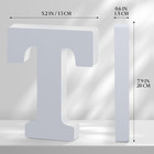 White Wooden Letters 8 Inch For Wall Decor large Unfinished Wood Letters For Hom