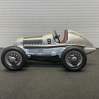 Vintage Schuco Studio Wind Up Car No  1050  1936  9 Silver Mercedes Grand Prix
