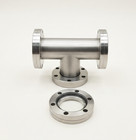 Uhv   2 75  Cf Tee Viewport Hub   Dn40cf   Borosilicate Glass   Conflat
