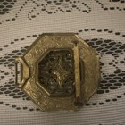 Vintage Brass Belt Buckle Preowned used 