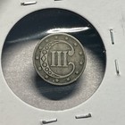 1852 Silver 3c Three Cent Coin Collection Civil War Trime