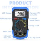 Lcr Meter Digital Lcr Multimeter Capacitance Resistance Inductance Transistor Hf