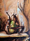 Samuel Bak Original Hand Signed Art Lithograph Surrealist Hebrew Jewish Judaica