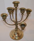 Antique Vintage Brass Candelabra Candle Stick 7 Candle Holder