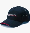 Porsche Motorsports Hat Black Authentic Collection Fanwear Line Adjustable Fit