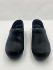 Dansko Professional Clog Nursing Shoe Black Leather Slip-on Sz Eur 37 Us 6 5 -7