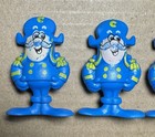 Lot Of 4 Vintage 1986 Cap n Crunch   Soggies Cereal Toys Pvc Figures Premiums