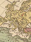 Map Of The World As Peopled By Noah - 1818 Vintage Style Map - 16x24