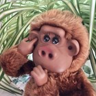 Vintage Russ Berrie Plush Monkey Toy Rutherford Iii Thumb Sucking Baby Gorilla
