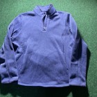 Callaway Sweater Weather Series Womens Lg Blue 1 4 Zip Up Golf Pullover Shirt