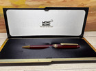 Vintage Montblanc Meisterstuck Gold Trim Burgundy Classique 164r Ballpoint Pen
