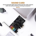 5 1 Internal Sound Card For  10 With Low Profile Bracket  3d Stereo Pci-e 7768