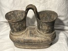 C  1000-1500 Ce  Columbia  Pre-columbian Tairona Pottery Bridge-spout Vessel