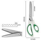 9 Inch Pinking Shears Zig Zag Fabric Scissors Sharp Sewing Craft Cutting Tools