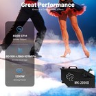 1200w Low Lying Ground Dry Ice Fogger Smoke Fog Machine For Bar Party Stage Dj