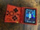 Anbernic Rg35xx Sp Handheld Transparent Red W  64 Gb Sd Card   Knulli Scarab