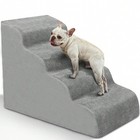 Dog Stairs Ramp High Density Foam Pet Steps Non-slip Ladder For High Bed Couch