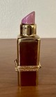 Vintage Limoges France Hand Painted Porcelain Lipstick Case Gold Tone Holder
