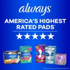 Always Maxi Daytime Pads With Wings  Size 2  Long  Unscented  18 Count