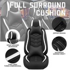 Nappa Leather Seat Covers Subaru Impreza 2000-2026 Sport Black White 2 Seats