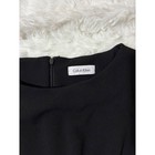 Calvin Klein Black Bell Sleeve Sheath Dress Size 8 Lace Trim Cd8c11bl Womens
