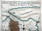 Plan Of Havana  And Harbour Chart Cuba C1765 Genuine Antique Engraved Map