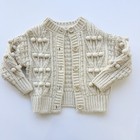 Rylee   Cru Stone Bobble Cardigan Wool Blend Size 2-3 Euc