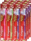 Colgate Double Action Toothbrush Medium Multi Colored  pack Of 12 