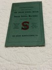Rare 1920 Original Instruction Manual For Adjusting Singer Sewing Machine Motor