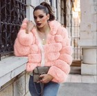 Winter Jacket Women Parka Faux  Fur Coat Fur Woolen Streetwear Oversize Outwear