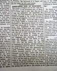 Virginia Secession State Joins Confederacy Confederates 1861 Civil War Newspaper