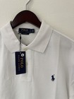 Polo Ralph Lauren Men   s Long Sleeve Custom Fit Collared Shirt White L Nwt