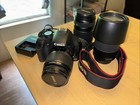 Canon Eos 500d Dslr Camera Bundle With Ef-s Lenses And Charger