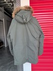 Vtg Men M Arctic Parka Flight Type N3b Fur Hood Military Green Winter Coat Usaf