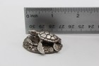 Dated 2001 Pewter Sea Turtle - 1 5  Metal Miniature Animal Figurine
