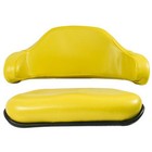 2 Pc  Yellow Seat Cushion Set Fits John Deere 1020 1520 1530 2020   Later Models