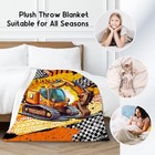 Kids Blanket  Excavator Blankets For Boys  Construction Gifts For 40x50 Color-4