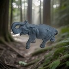 Cast Iron Elephant Coin Bank Good Luck Trunk Up  5 Lb Doorstop