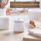 Dayyet Sugar Bowl With Lid Spoon 12 Oz Ceramic Sugar Bowl With Spoon Sugar Conta