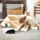 Auto Moving Mouse Cat Toy  Interactive Cat Toys Wireless Electronic Fake Mous   
